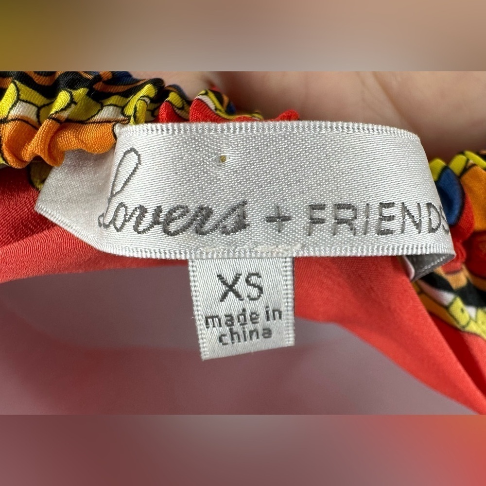 Lovers + Friends Kitty Cat Maxi Dress XS Pockets Tribal Boho Indie Festival - Picture 9 of 14